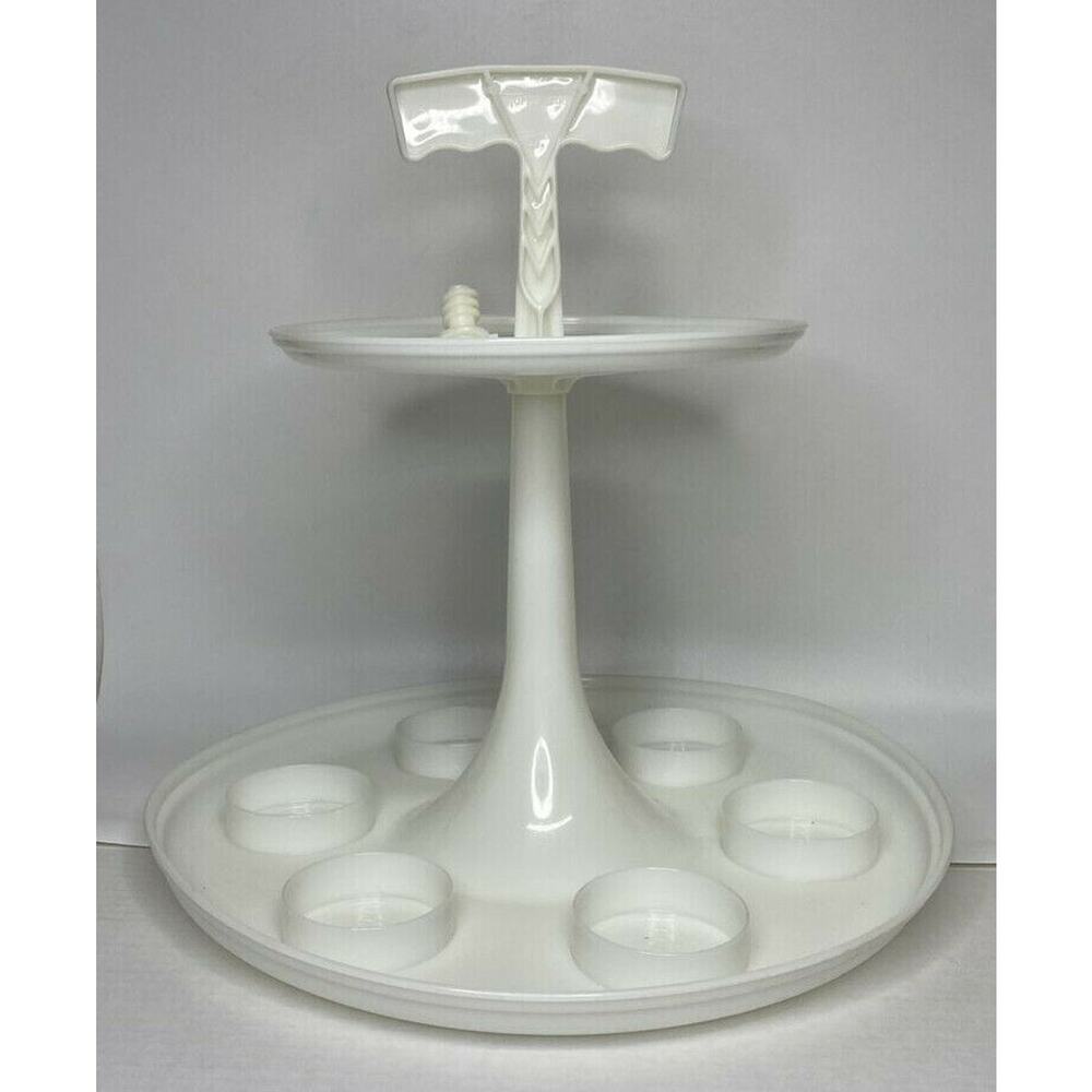 Vintage Tupperware Carousel Caddy Storage Holder 503-2 U181